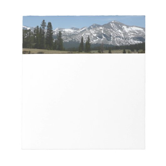 Sierra Nevada Gebirge I aus Yosemite Notizblock (Vorderseite)