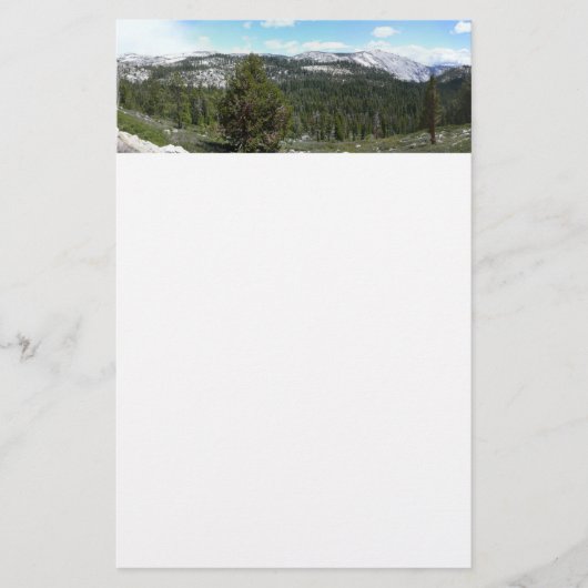 Sierra Nevada Gebirge II aus Yosemite Briefpapier (Vorderseite)