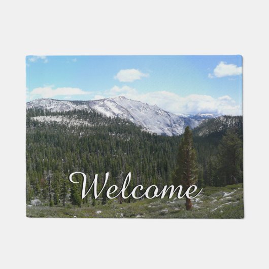 Sierra Nevada Gebirge II aus Yosemite Fußmatte (Vorderseite)