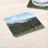 Sierra Nevada Gebirge II aus Yosemite Rechteckiger Pappuntersetzer (angewinkelt)