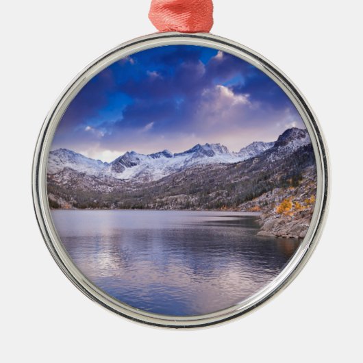 Sierra Nevada, Herbst, CA Ornament Aus Metall (Vorne)