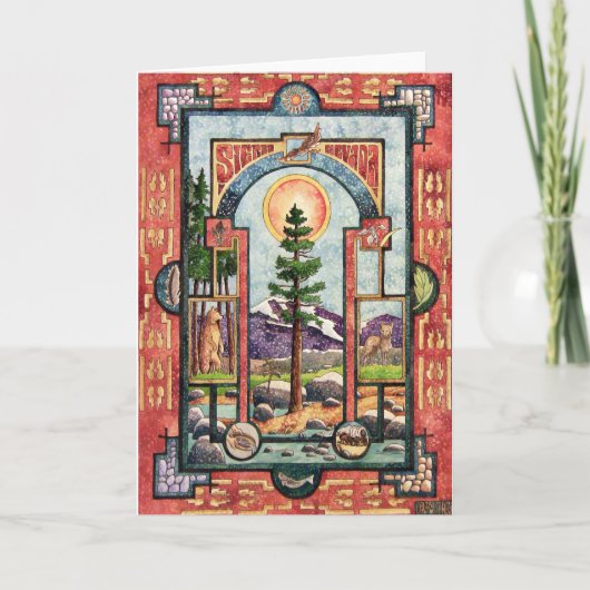 Sierra Nevada Illuminated Karte (Vorderseite)