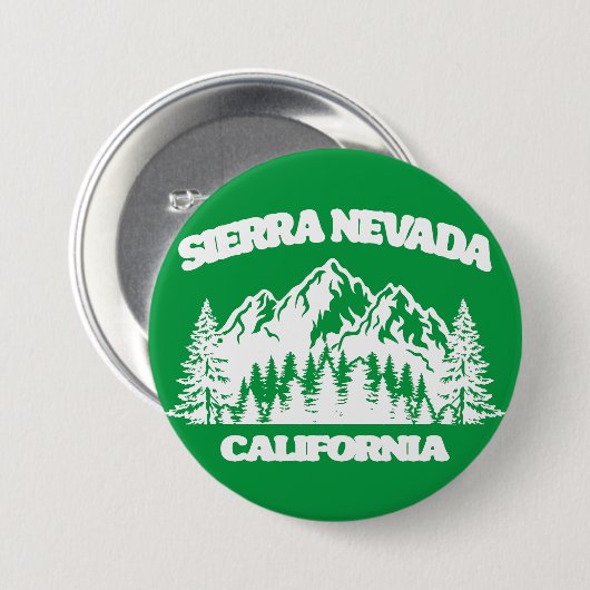 Sierra Nevada Kalifornien Button (Vorne & Hinten)