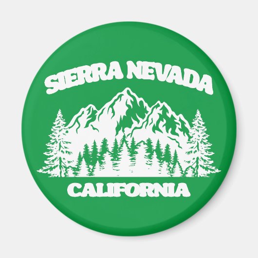 Sierra Nevada Kalifornien Magnet (Vorne)