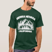 Sierra Nevada Kalifornien T-Shirt (Vorderseite)
