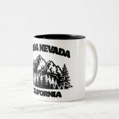 Sierra Nevada Kalifornien Zweifarbige Tasse (VorderseiteRechts)