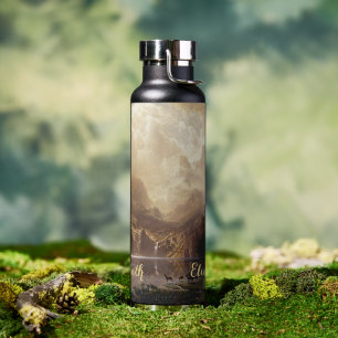 Sierra Nevada Landschaft Vintage Kunst Mit Monogra Trinkflasche