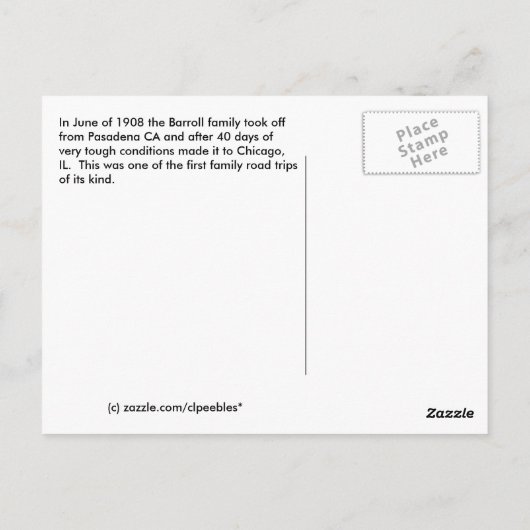 Sierra Nevada Mts Postkarte (Rückseite)