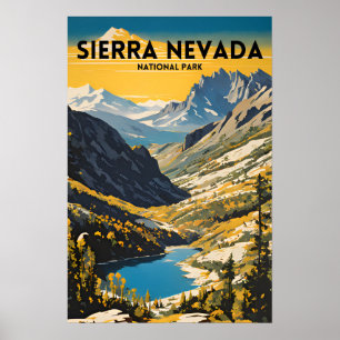 Sierra Nevada Nationalpark Traditionelle Reise PS Poster