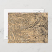 Sierra Nevada neben dem Yosemite Valley Postkarte (Vorne/Hinten)