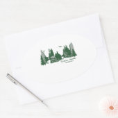 Sierra Nevada Ovaler Aufkleber (Umschlag)