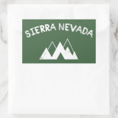 Sierra Nevada Rechteckiger Aufkleber (Tasche)