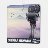 Sierra Nevada Reiseplakat Keramikornament (Links)