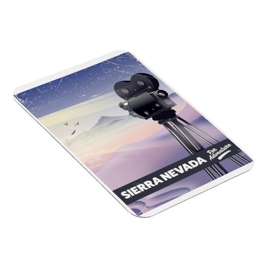 Sierra Nevada Reiseplakat Magnet (Rechte Seite)