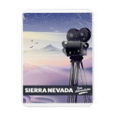 Sierra Nevada Reiseplakat Magnet (Vertikal)