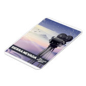 Sierra Nevada Reiseplakat Magnet (Linke Seite)
