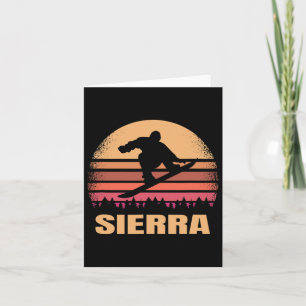 Sierra Nevada Snowboarding Outdoor Vintager 80er R Karte