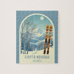 Sierra Nevada Spanien España Skigebiet Puzzle