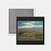 Sierra Nevada Spanien Magnet (Vorderseite/Rückseite)