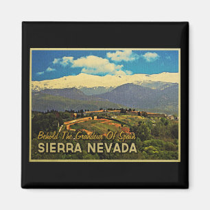 Sierra Nevada Spanien Magnet