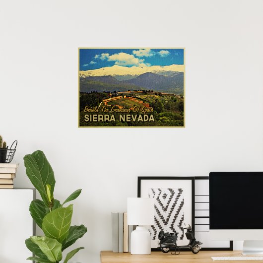 Sierra Nevada Spanien Poster (Heimbüro)