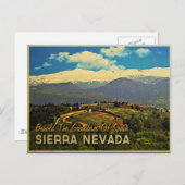 Sierra Nevada Spanien Postkarte (Vorne/Hinten)