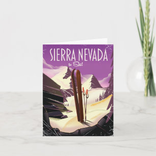 Sierra Nevada Vintage-Ski-Plakat