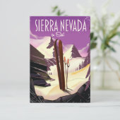 Sierra Nevada Vintages Skiposter (Stehend Vorderseite)