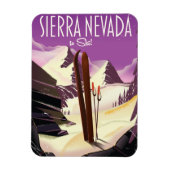Sierra Nevada Vintages Skiposter Magnet (Vertikal)
