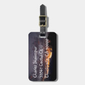 Sierra Peak Sunset Gepäckanhänger (Vorderseite vertikal)