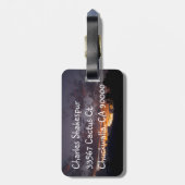 Sierra Peak Sunset Gepäckanhänger (Rückseite vertikal)