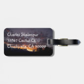 Sierra Peak Sunset Gepäckanhänger (Rückseite horizontal)