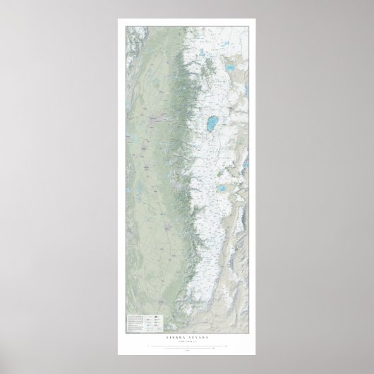 Sierra Snow Cover 2017 Poster (Vorne)