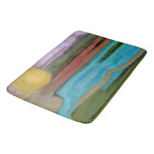 Sierra Sunrise Abstact Art Badematte (Schrägansicht)