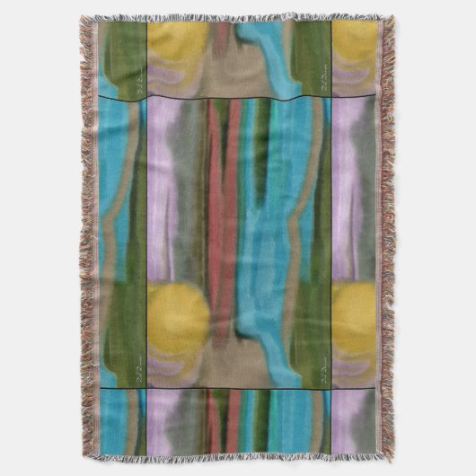 Sierra Sunrise Abstact Art Decke (Vorderseite Vertikal)