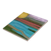 Sierra Sunrise Abstrakte Kunst Fliese (Seite)