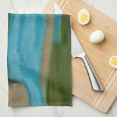 Sierra Sunrise Abstrakte Kunst Handtuch (Viertel Falte)