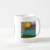 Sierra Sunrise Abstrakte Kunst Kaffeetasse (VorderseiteRechts)