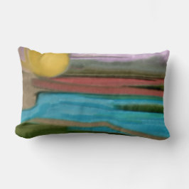 Sierra Sunrise Abstrakte Kunst Lendenkissen