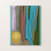 Sierra Sunrise Abstrakte Kunst Puzzle (Vertikal)