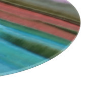 Sierra Sunrise Abstrakte Kunst Schneidebrett (Ecke)