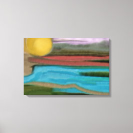 Sierra Sunrisei Abstrakte Kunst Leinwanddruck