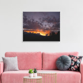 Sierra Sunset 1 gepackte Canvas Print Leinwanddruck (Insitu (Wohnzimmer))