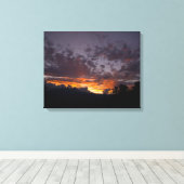 Sierra Sunset 1 gepackte Canvas Print Leinwanddruck (Insitu (Holzboden))