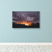 Sierra Sunset 1 gepackte Canvas Print Leinwanddruck (Insitu (Holzboden))