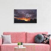 Sierra Sunset 1 gepackte Canvas Print Leinwanddruck (Insitu (Wohnzimmer))