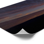 Sierra Sunset Panorama Poster (Ecke)