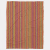 Sierra Sunset Striped Fleece Blanket (Vorderseite)