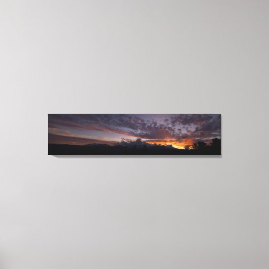 Sierra Sunset Wrapped Canvas Print Leinwanddruck (Vorderseite)