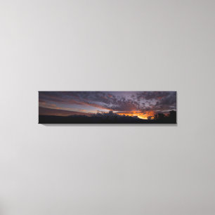 Sierra Sunset Wrapped Canvas Print Leinwanddruck
